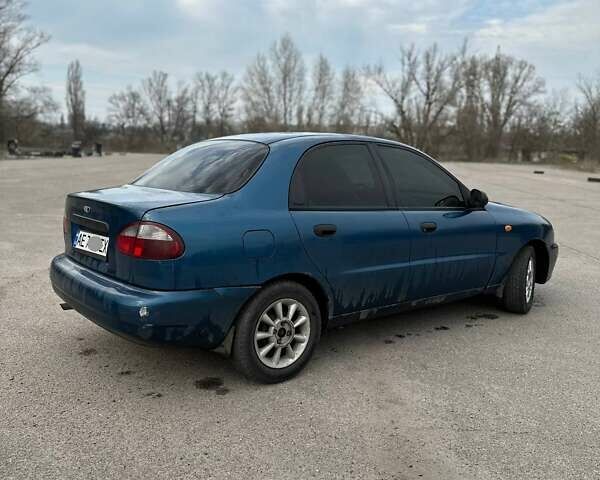 Синий Дэу Ланос, объемом двигателя 1.6 л и пробегом 300 тыс. км за 1800 $, фото 4 на Automoto.ua