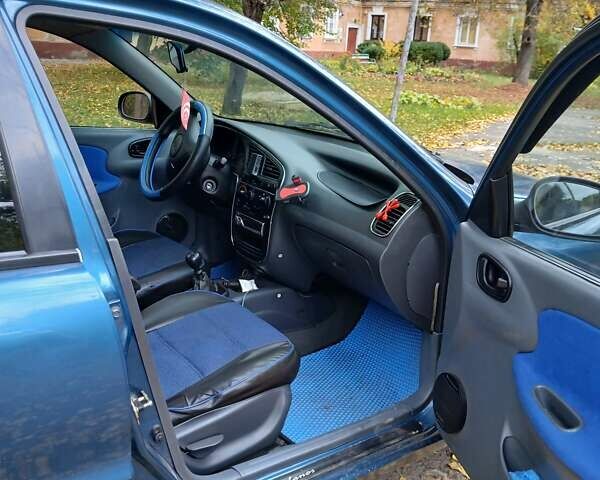 Деу Ланос 1998 у Кременчуге на Automoto.ua Синій Деу Ланос, об'ємом двигуна 1.6 л та пробігом 135 тис. км за 2700 $, фото 8 на Automoto.ua