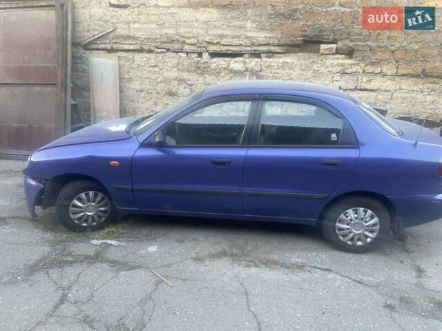 Синий Дэу Ланос, объемом двигателя 1.5 л и пробегом 315 тыс. км за 1300 $, фото 6 на Automoto.ua