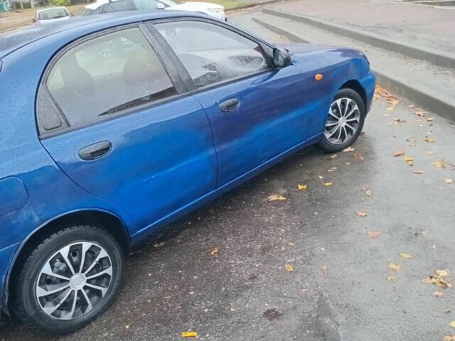 Синий Дэу Ланос, объемом двигателя 1.5 л и пробегом 180 тыс. км за 650 $, фото 3 на Automoto.ua