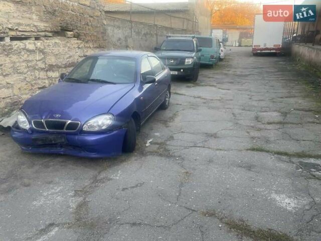 Синий Дэу Ланос, объемом двигателя 1.5 л и пробегом 315 тыс. км за 1300 $, фото 2 на Automoto.ua