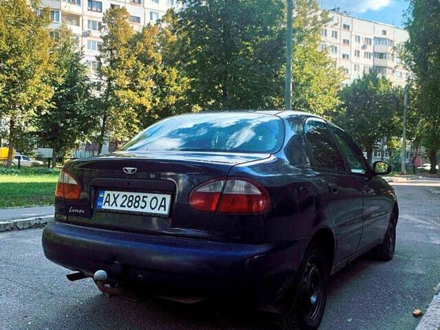 Синий Дэу Ланос, объемом двигателя 1.5 л и пробегом 400 тыс. км за 1450 $, фото 2 на Automoto.ua