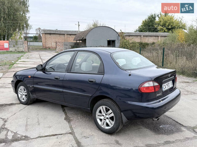 Синий Дэу Ланос, объемом двигателя 1.5 л и пробегом 180 тыс. км за 2850 $, фото 6 на Automoto.ua
