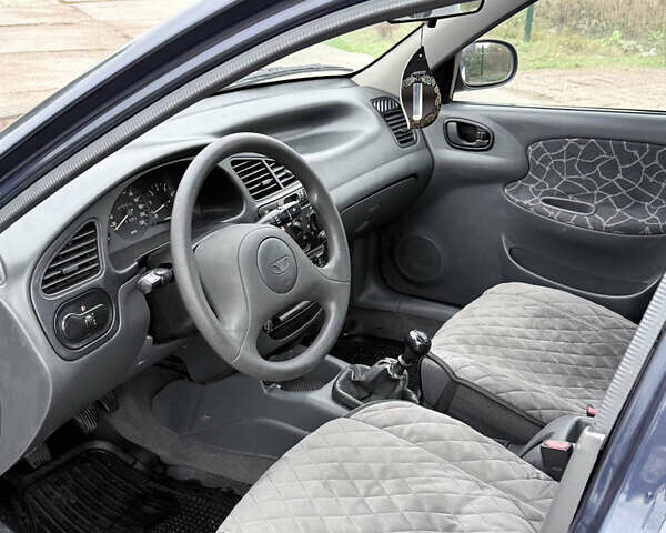 Синий Дэу Ланос, объемом двигателя 1.5 л и пробегом 180 тыс. км за 2850 $, фото 10 на Automoto.ua