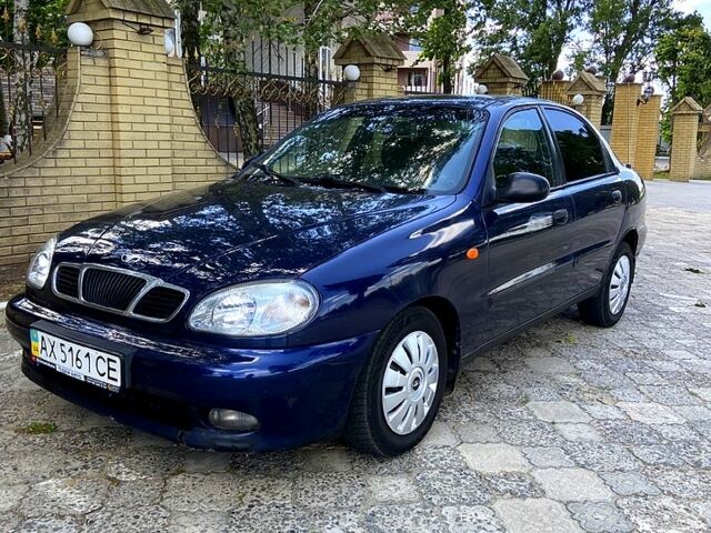 Синий Дэу Ланос, объемом двигателя 1.6 л и пробегом 256 тыс. км за 2300 $, фото 5 на Automoto.ua