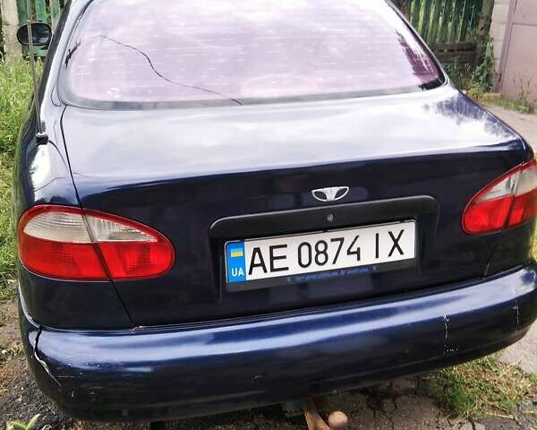 Синий Дэу Ланос, объемом двигателя 1.3 л и пробегом 310 тыс. км за 1700 $, фото 6 на Automoto.ua