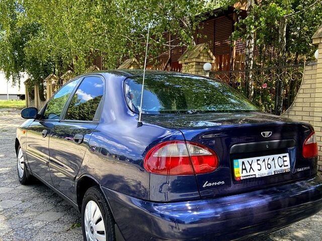 Синий Дэу Ланос, объемом двигателя 1.6 л и пробегом 256 тыс. км за 2300 $, фото 1 на Automoto.ua