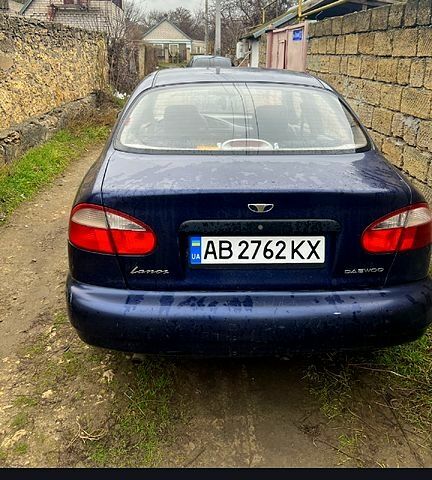 Синий Дэу Ланос, объемом двигателя 1.5 л и пробегом 250 тыс. км за 1650 $, фото 2 на Automoto.ua