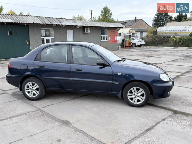 Синий Дэу Ланос, объемом двигателя 1.5 л и пробегом 180 тыс. км за 2850 $, фото 3 на Automoto.ua