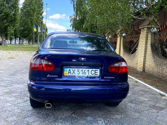 Синий Дэу Ланос, объемом двигателя 1.6 л и пробегом 256 тыс. км за 2300 $, фото 7 на Automoto.ua