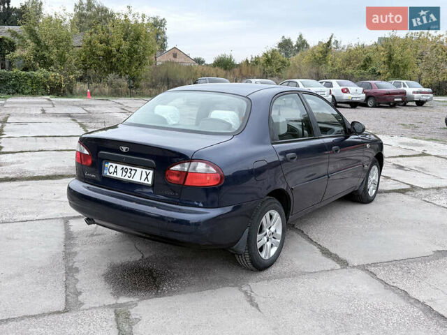 Синий Дэу Ланос, объемом двигателя 1.5 л и пробегом 180 тыс. км за 2850 $, фото 4 на Automoto.ua