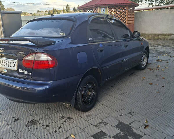 Синий Дэу Ланос, объемом двигателя 1.3 л и пробегом 300 тыс. км за 1300 $, фото 2 на Automoto.ua