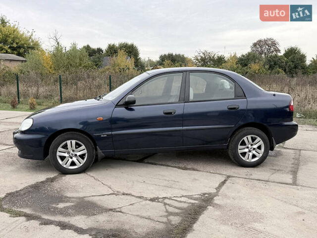 Синий Дэу Ланос, объемом двигателя 1.5 л и пробегом 180 тыс. км за 2850 $, фото 7 на Automoto.ua