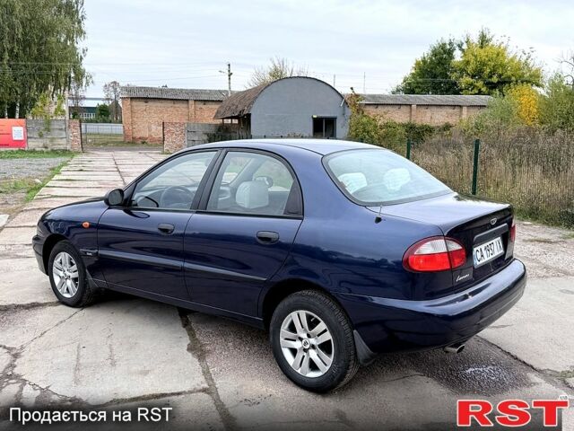 Дэу Ланос 2002 в Золотоноше на Automoto.ua Синий Дэу Ланос, объемом двигателя 1.5 л и пробегом 180 тыс. км за 2850 $, фото 4 на Automoto.ua