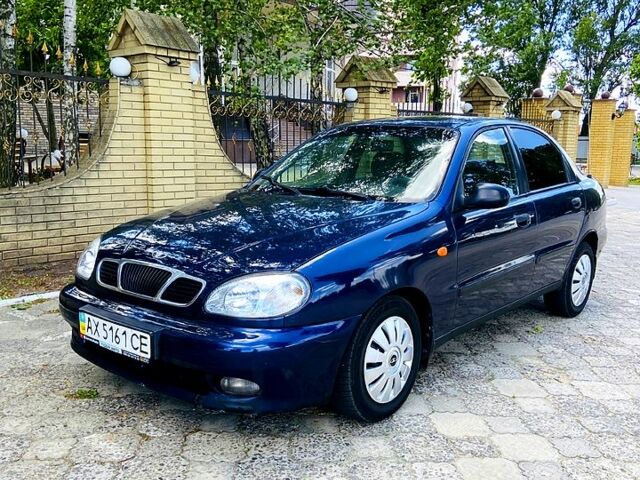 Синий Дэу Ланос, объемом двигателя 1.6 л и пробегом 256 тыс. км за 2300 $, фото 8 на Automoto.ua
