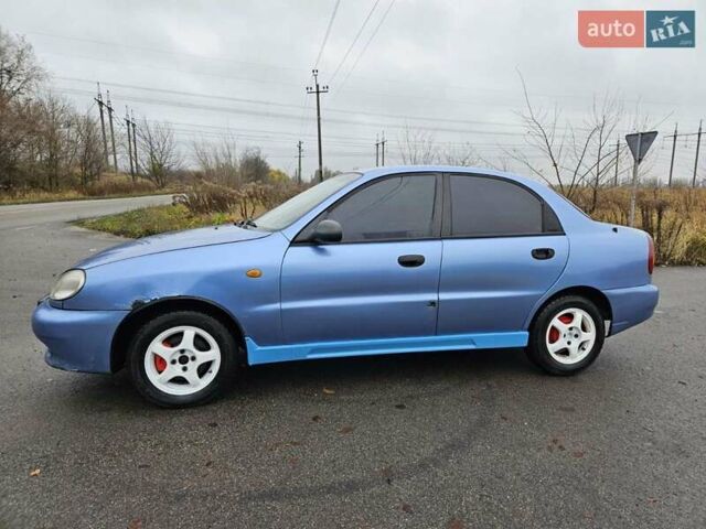 Синій Деу Ланос, об'ємом двигуна 1.6 л та пробігом 371 тис. км за 1800 $, фото 1 на Automoto.ua