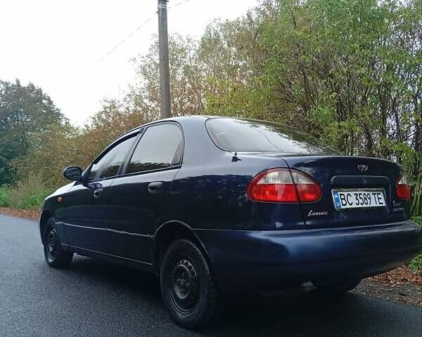 Синий Дэу Ланос, объемом двигателя 1.5 л и пробегом 400 тыс. км за 1550 $, фото 7 на Automoto.ua