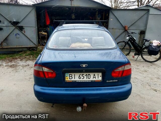 Синій Деу Ланос, об'ємом двигуна 1.5 л та пробігом 75 тис. км за 1200 $, фото 1 на Automoto.ua