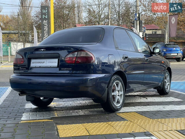 Синий Дэу Ланос, объемом двигателя 1.5 л и пробегом 185 тыс. км за 2999 $, фото 4 на Automoto.ua