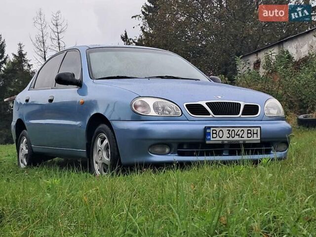 Синий Дэу Ланос, объемом двигателя 1.6 л и пробегом 175 тыс. км за 2350 $, фото 3 на Automoto.ua