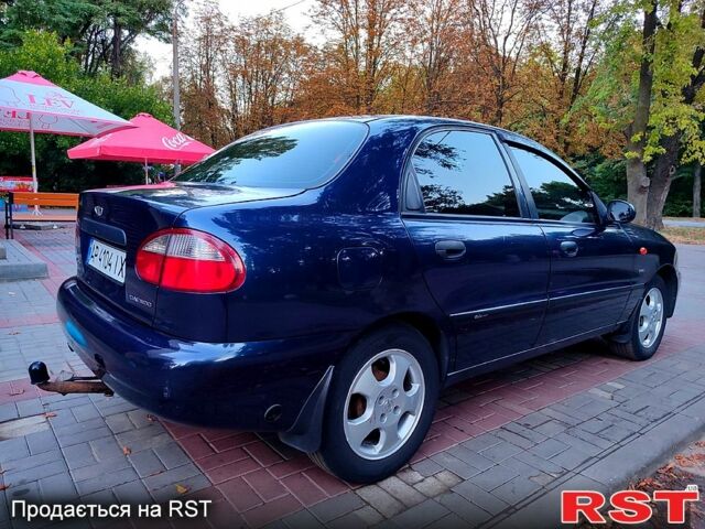 Синий Дэу Ланос, объемом двигателя 1.5 л и пробегом 143 тыс. км за 3100 $, фото 5 на Automoto.ua