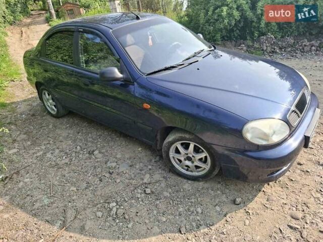 Синий Дэу Ланос, объемом двигателя 1.5 л и пробегом 183 тыс. км за 2500 $, фото 9 на Automoto.ua