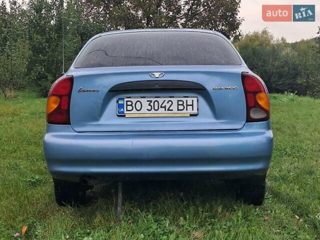 Синий Дэу Ланос, объемом двигателя 1.6 л и пробегом 175 тыс. км за 2350 $, фото 13 на Automoto.ua