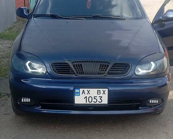 Синий Дэу Ланос, объемом двигателя 1.5 л и пробегом 280 тыс. км за 3500 $, фото 11 на Automoto.ua