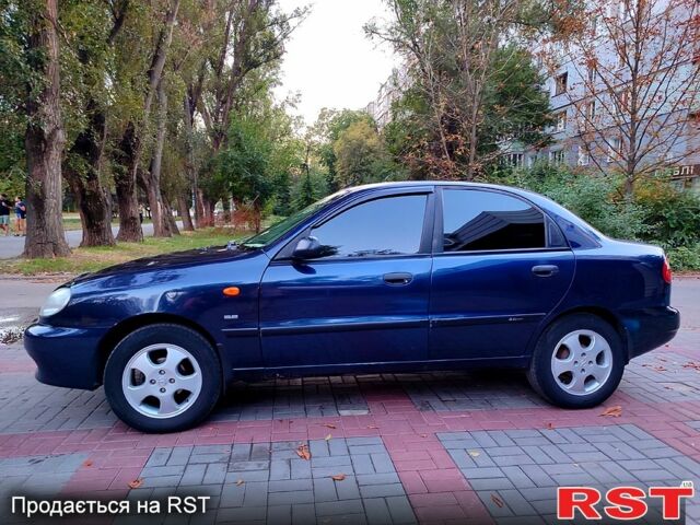 Синий Дэу Ланос, объемом двигателя 1.5 л и пробегом 143 тыс. км за 3100 $, фото 2 на Automoto.ua