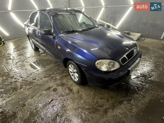 Синий Дэу Ланос, объемом двигателя 1.5 л и пробегом 300 тыс. км за 800 $, фото 6 на Automoto.ua