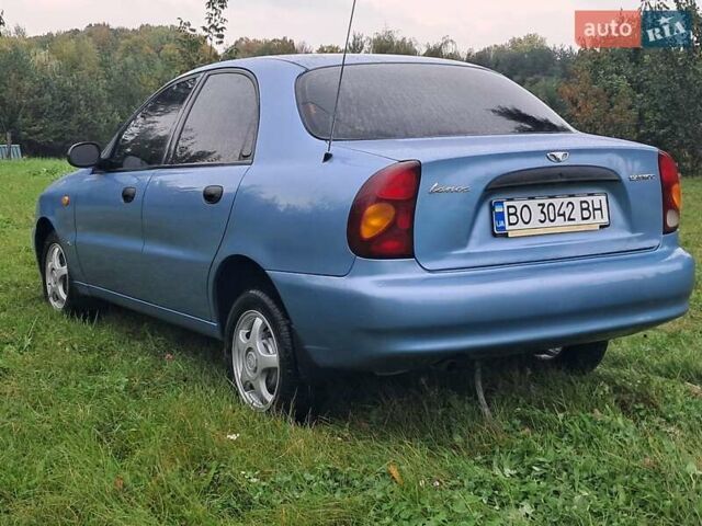 Синий Дэу Ланос, объемом двигателя 1.6 л и пробегом 175 тыс. км за 2350 $, фото 9 на Automoto.ua