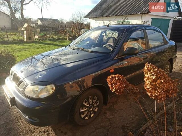 Синий Дэу Ланос, объемом двигателя 1.5 л и пробегом 152 тыс. км за 3000 $, фото 10 на Automoto.ua