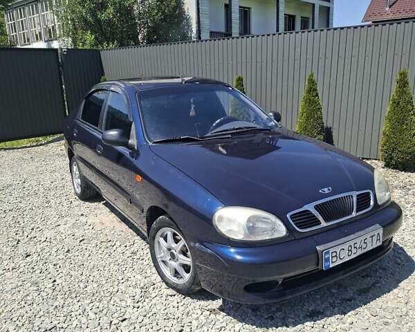 Синий Дэу Ланос, объемом двигателя 1.5 л и пробегом 183 тыс. км за 2500 $, фото 4 на Automoto.ua