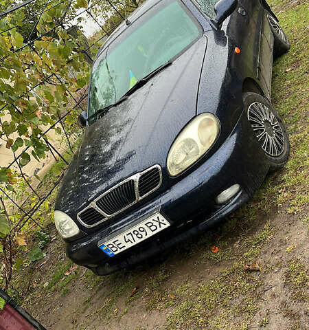 Синий Дэу Ланос, объемом двигателя 1.5 л и пробегом 300 тыс. км за 2244 $, фото 2 на Automoto.ua