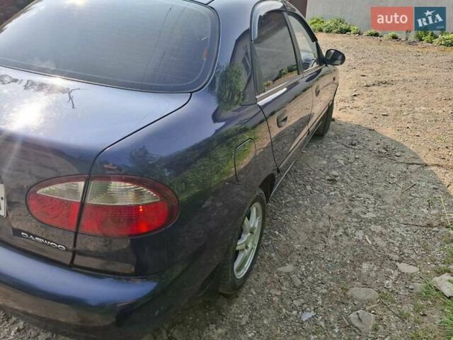 Синий Дэу Ланос, объемом двигателя 1.5 л и пробегом 183 тыс. км за 2500 $, фото 15 на Automoto.ua