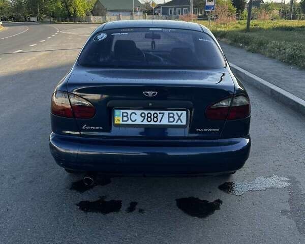 Синій Деу Ланос, об'ємом двигуна 1.6 л та пробігом 347 тис. км за 2400 $, фото 1 на Automoto.ua