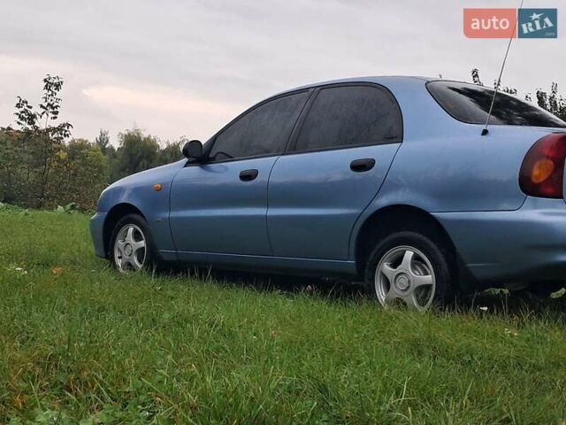 Синий Дэу Ланос, объемом двигателя 1.6 л и пробегом 175 тыс. км за 2350 $, фото 2 на Automoto.ua
