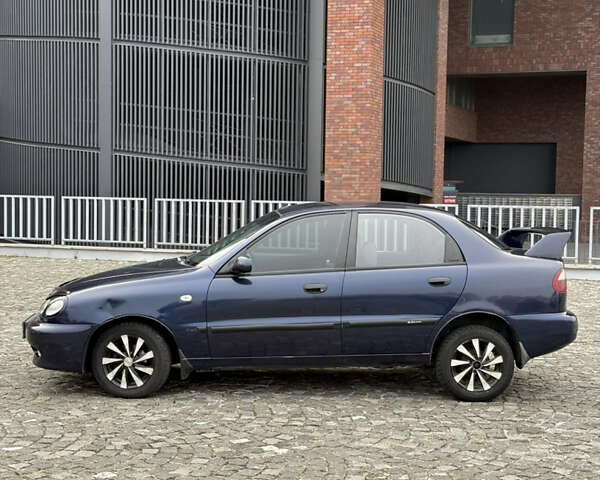 Синий Дэу Ланос, объемом двигателя 1.5 л и пробегом 180 тыс. км за 2500 $, фото 4 на Automoto.ua