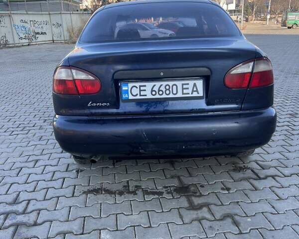 Дэу Ланос 2003 в Черновцах на Automoto.ua Синий Дэу Ланос, объемом двигателя 1.5 л и пробегом 187 тыс. км за 2400 $, фото 2 на Automoto.ua