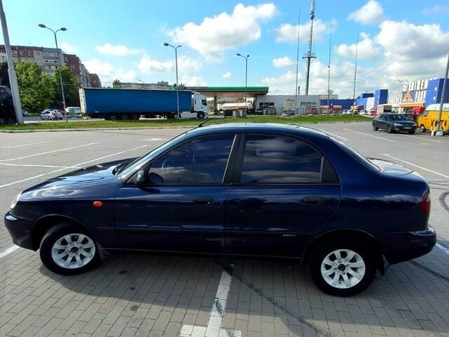 Синий Дэу Ланос, объемом двигателя 1.5 л и пробегом 94 тыс. км за 2800 $, фото 2 на Automoto.ua