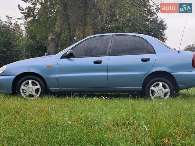 Синий Дэу Ланос, объемом двигателя 1.6 л и пробегом 175 тыс. км за 2350 $, фото 8 на Automoto.ua