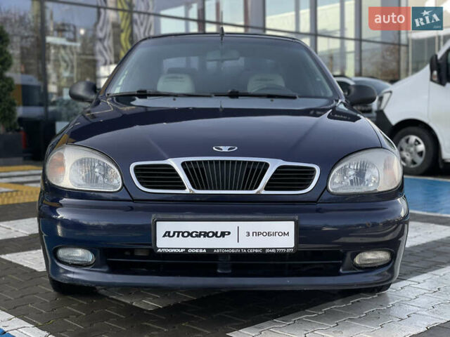 Синий Дэу Ланос, объемом двигателя 1.5 л и пробегом 185 тыс. км за 2999 $, фото 2 на Automoto.ua