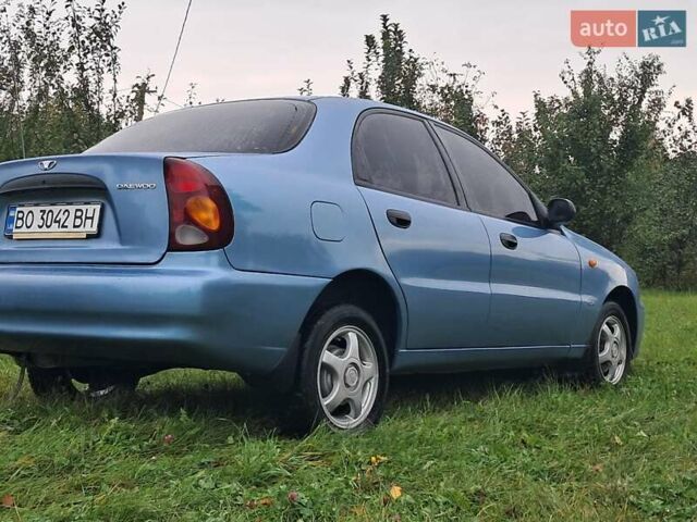 Синий Дэу Ланос, объемом двигателя 1.6 л и пробегом 175 тыс. км за 2350 $, фото 12 на Automoto.ua