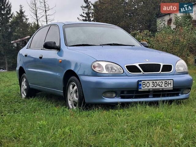 Синий Дэу Ланос, объемом двигателя 1.6 л и пробегом 175 тыс. км за 2350 $, фото 5 на Automoto.ua