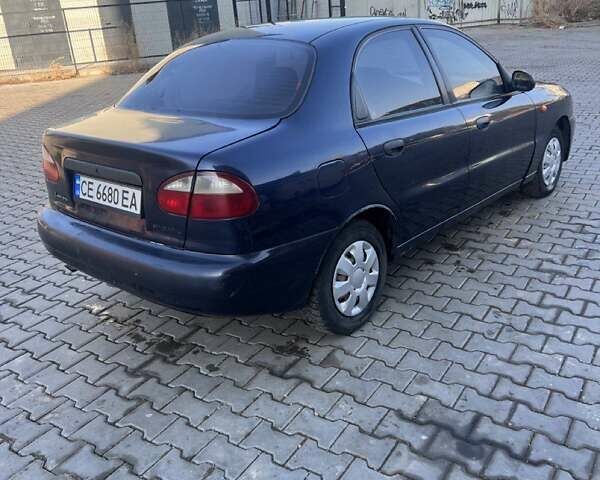 Дэу Ланос 2003 в Черновцах на Automoto.ua Синий Дэу Ланос, объемом двигателя 1.5 л и пробегом 187 тыс. км за 2400 $, фото 3 на Automoto.ua