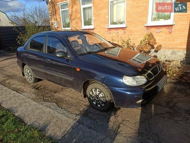 Синий Дэу Ланос, объемом двигателя 1.5 л и пробегом 152 тыс. км за 3000 $, фото 8 на Automoto.ua