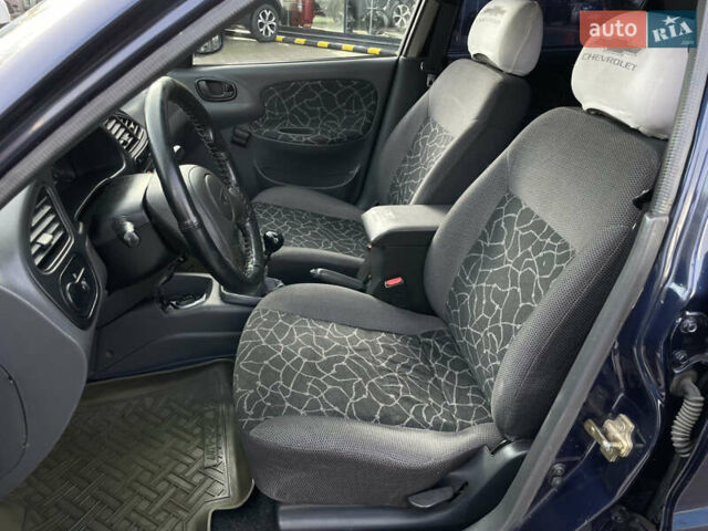 Синий Дэу Ланос, объемом двигателя 1.5 л и пробегом 185 тыс. км за 2999 $, фото 14 на Automoto.ua