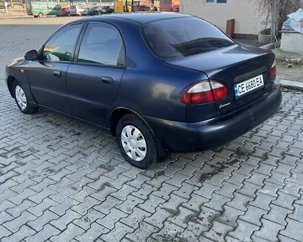 Дэу Ланос 2003 в Черновцах на Automoto.ua Синий Дэу Ланос, объемом двигателя 1.5 л и пробегом 187 тыс. км за 2400 $, фото 4 на Automoto.ua