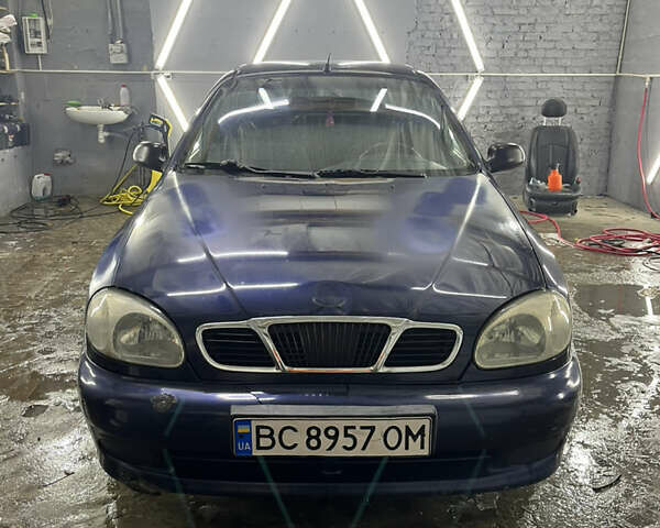Синий Дэу Ланос, объемом двигателя 1.5 л и пробегом 300 тыс. км за 800 $, фото 7 на Automoto.ua