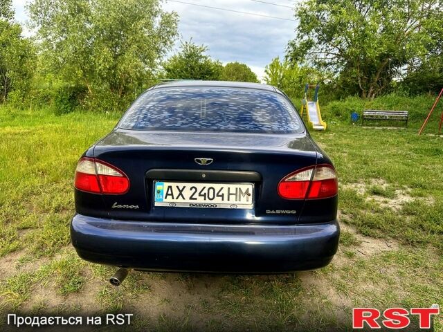 Синий Дэу Ланос, объемом двигателя 1.5 л и пробегом 150 тыс. км за 2800 $, фото 3 на Automoto.ua